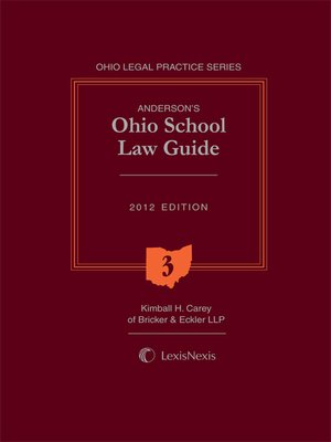 cover image of Anderson's Ohio School Law Guide